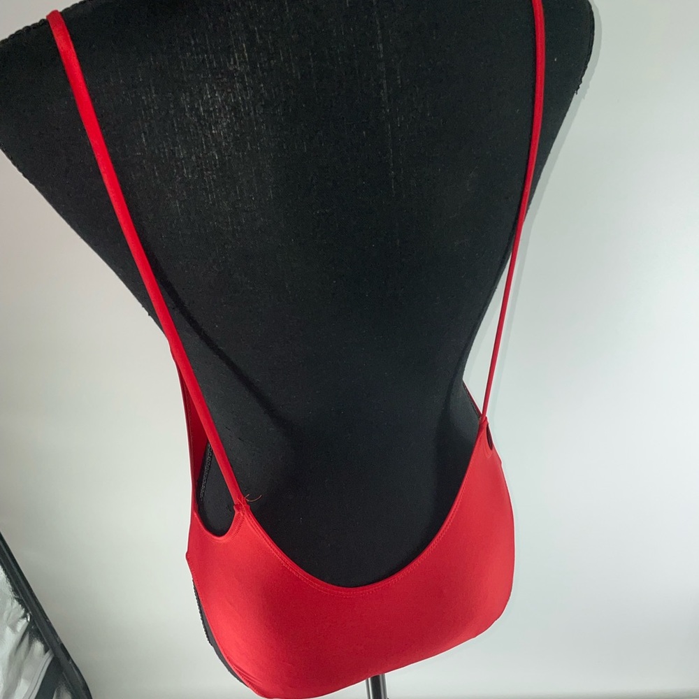 One piece red swimsuit - Picture 3 of 3